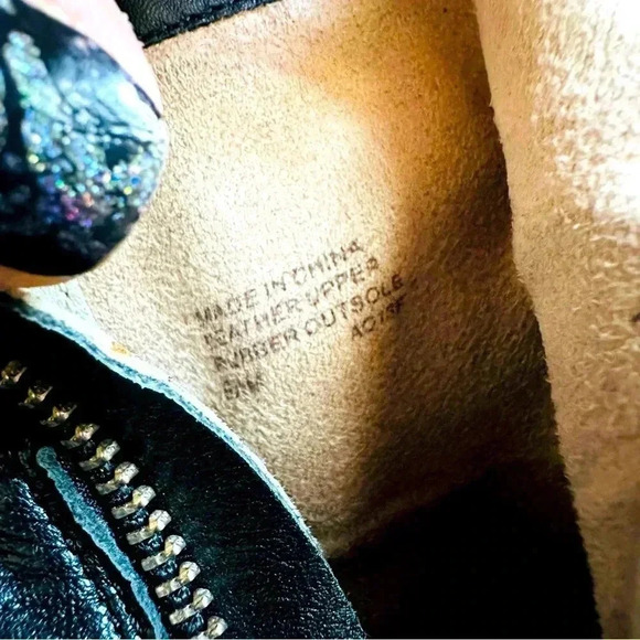 Micheal Kors Leather Wedged Ankle Boots - Picture 7 of 7